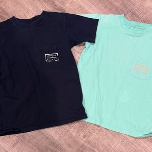 Southern Marsh Kids Pocket Tee in Mint and Navy